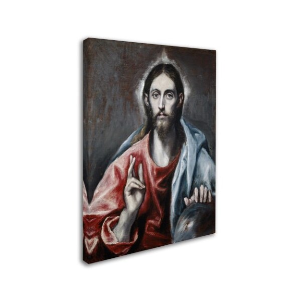 El Greco 'The Saviour Of The World' Canvas Art,24x32